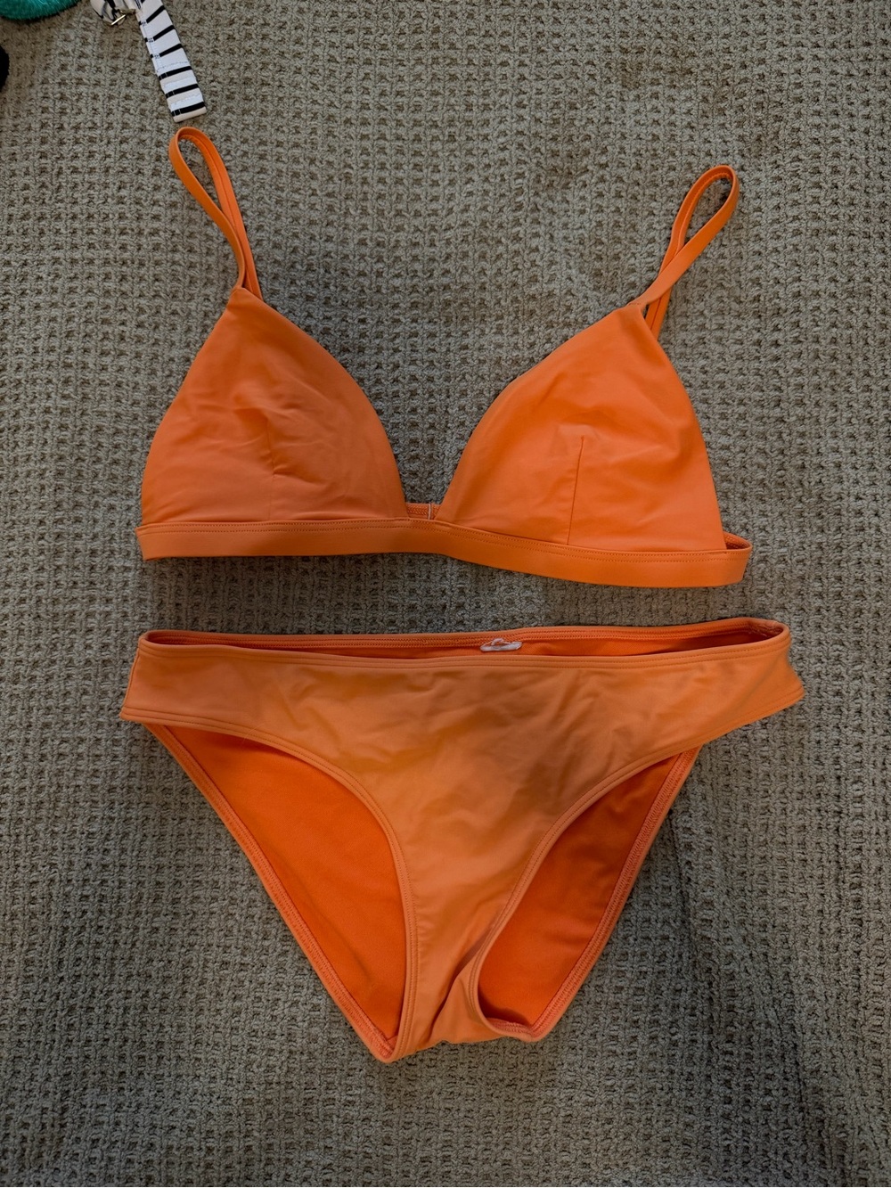 Hollister Orange Triangle Bikini Set